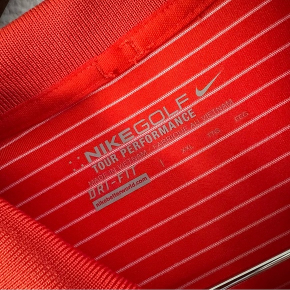 Nike Golf Tour Performance OSU BEAVERS Stripe Polo Shirt XXL NEW ‘15 Collector - Picture 6 of 8